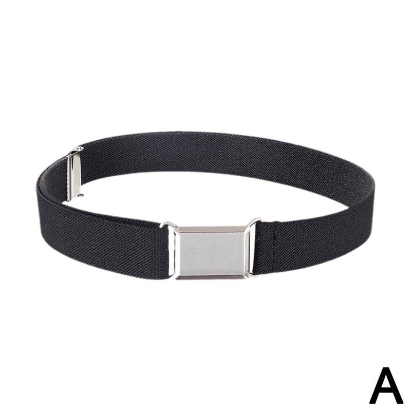 Children's elastic waistband, single-color pants belt for boys and girls, adjustable length, in stock.